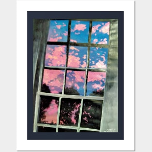 Pink Skies Shirt Posters and Art